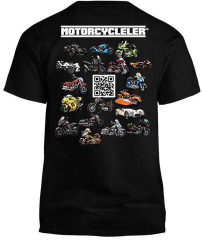 Motorcycleler SHORT SLEEVE T - SHIRT (Available in Black or White) - Motorcycleler.com