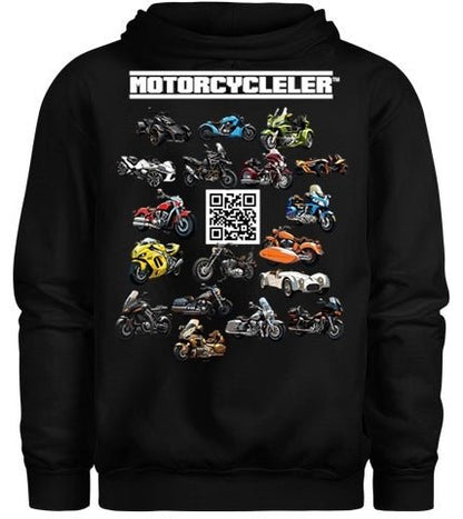Motorcycleler HOODIE (Available in Black or White) - Motorcycleler.com