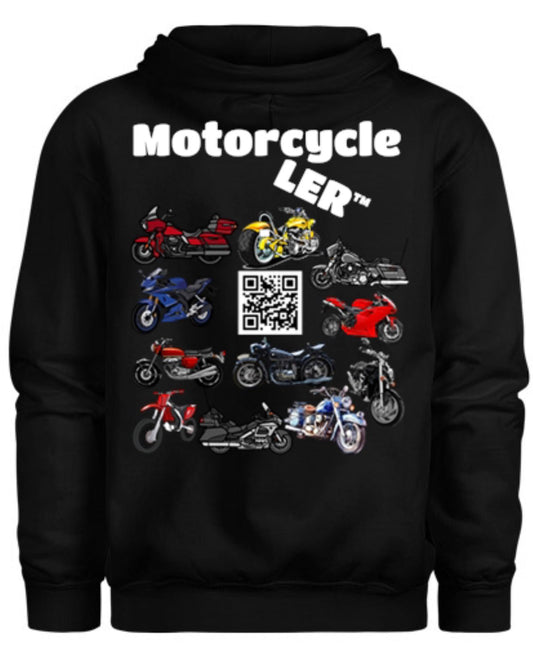 Motorcycleler HOODIE (Available in Black or White) - Motorcycleler.com