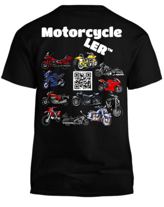 Motorcycleler SHORT SLEEVE T - SHIRT (Available in Black or White) - Motorcycleler.com