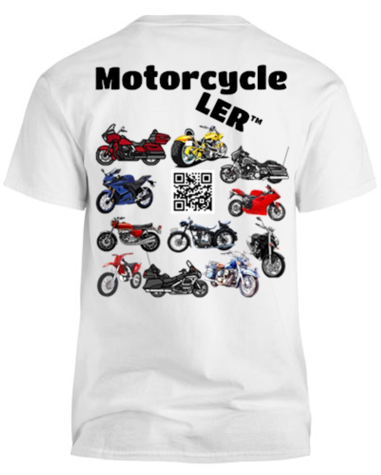 Motorcycleler SHORT SLEEVE T - SHIRT (Available in Black or White) - Motorcycleler.com